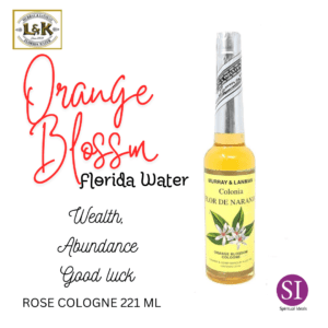 L & K Florida Water Orange Blossom (Orange Flower) Cologne Promote Love, Wealth, Abundance and Good Luck