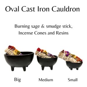 Oval Cast Iron Cauldron Burner
