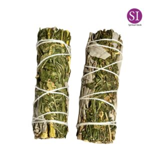 White Sage Rue (Ruda) Smudging Stick