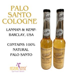 Palo Santo Florida Water by Lanman & kemp-Barclay , 7.5oz Bottle, 100% Palo Santo Cologne Good Spirit and Energy