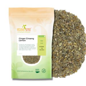 Herbal Sense Ginger Ginseng Lemon Tea Strengthens Immune System and Overall health