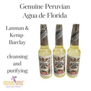 Genuine Peruvian Agua de Florida 70 ml - Shamanic Cleansing Spirit Water By Lanman & Kemp-Barclay