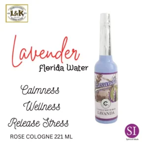 L & K Lavender Florida Water by Lanman & kemp-Barclay, 7.5oz Bottle Promote Calmness, Wellness, Release Stress