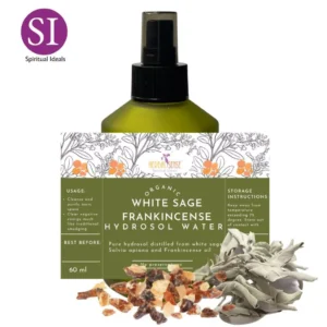 White Sage Frankincense Hydrosol Water Use for Cleansing Negative Energy 100% Distillation Water